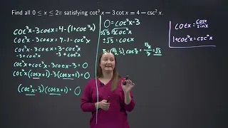 Solving Trig Equations Using Identities Exercise 3