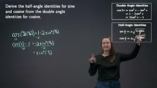 Deriving the Half-Angle Trig Identities