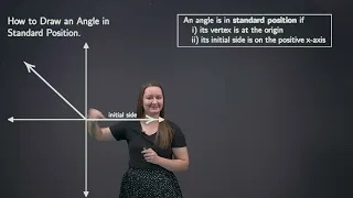 How to Draw an Angle in Standard Position