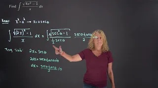 MATH 152: Trigonometric Substitution Exercise 3