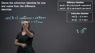 Deriving the Cofunction Trig Identities