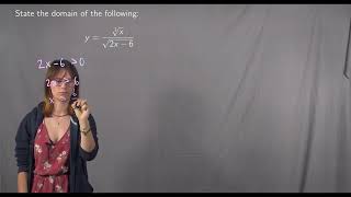 Domain of Function with Roots