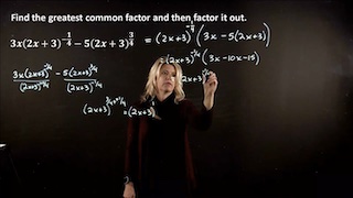 Factoring Out the Greatest Common Factor