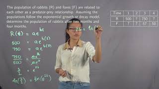Population Model with Exponential Growth