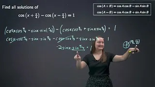 Solving Trig Equations Using Identities Exercise 6